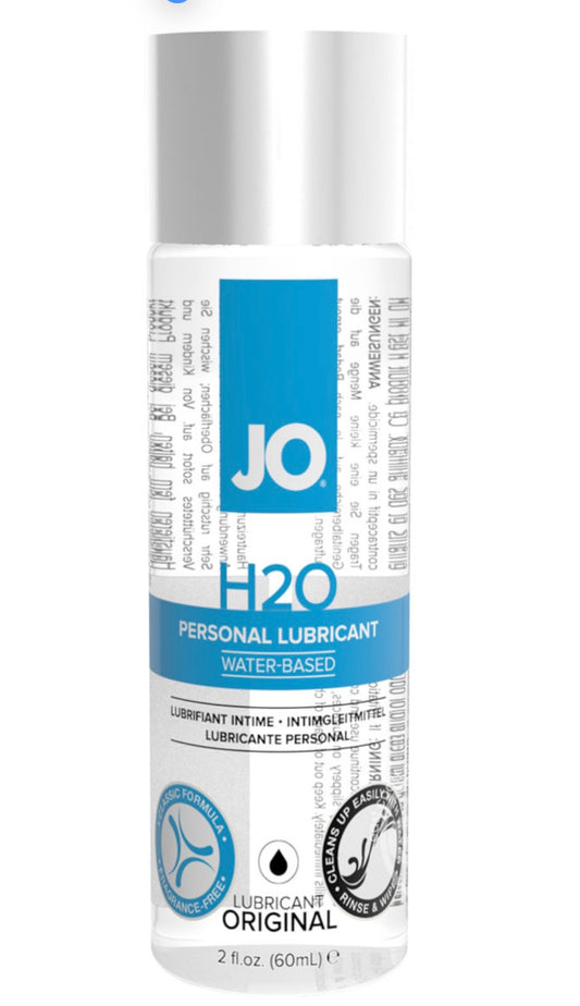 New! JO H2O Original Water-Based Lubricant 2oz